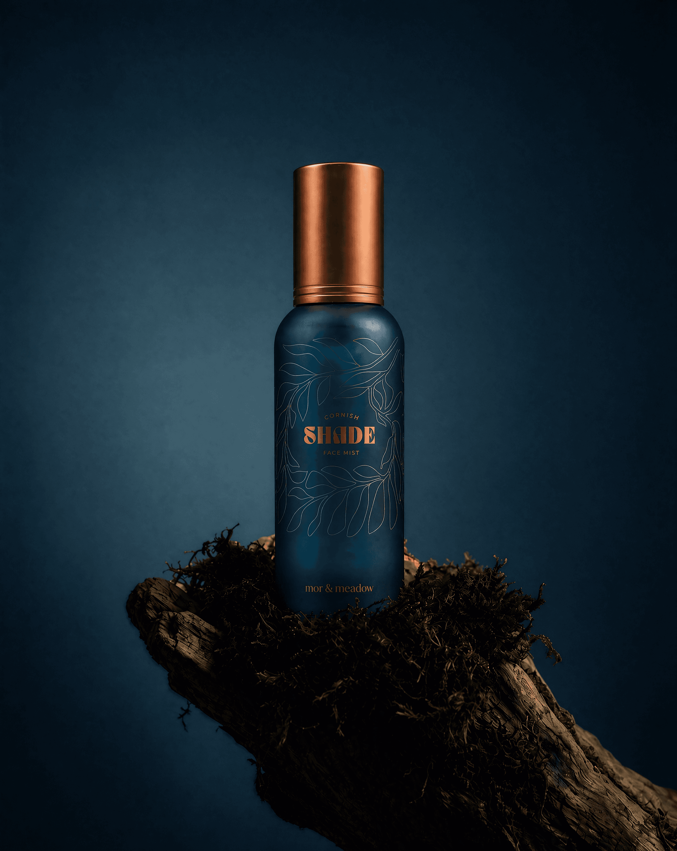 Cornish Shade Soothing Face Mist on a Cornish ecosystem background